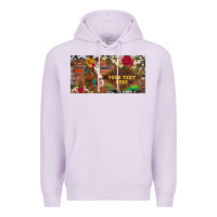 Lilac (preview)western turquoise gemstone horse cowhide leopard floral backg Premium Hoodie - Artiststas