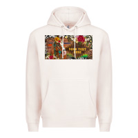 Pale Pink (preview)western turquoise gemstone horse cowhide leopard floral backg Premium Hoodie - Artiststas
