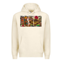 Tofu (preview)western turquoise gemstone horse cowhide leopard floral backg Premium Hoodie - Artiststas