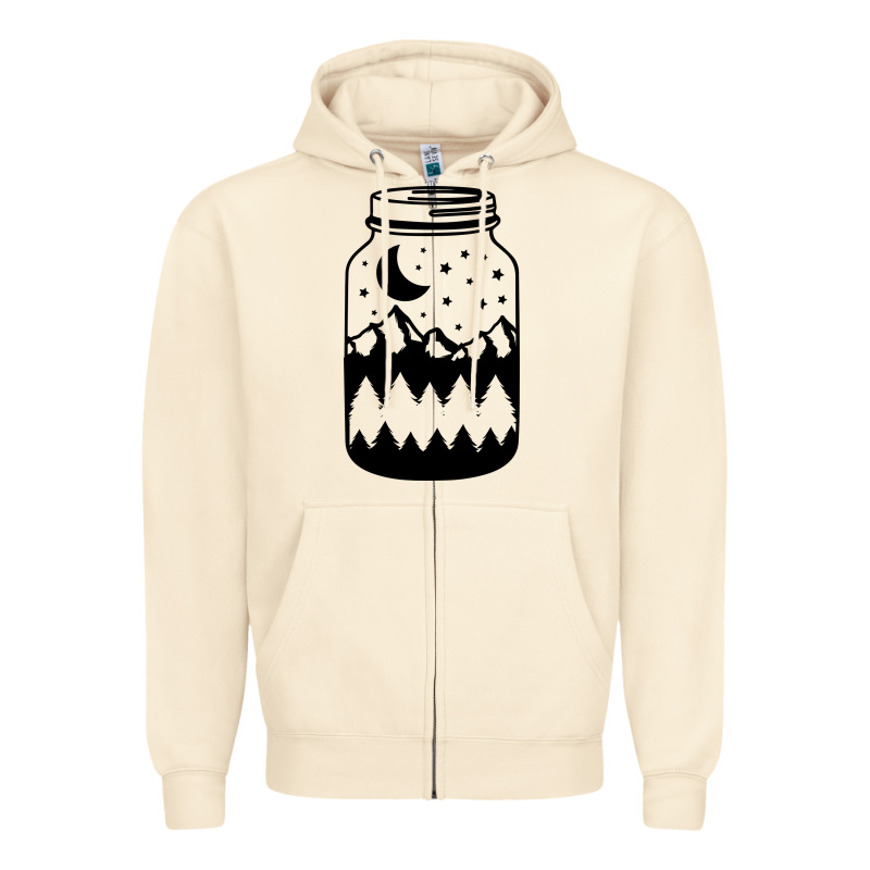View Jar Zipper Hoodie by Unal Design | Teevron