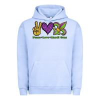 Pigment Grape Ice peace love mardi gras Urban Hoodie - Jasminsmagicworld