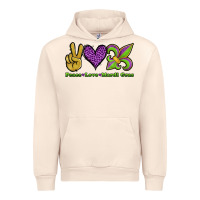 Sandshell peace love mardi gras Urban Hoodie - Jasminsmagicworld