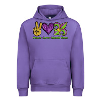 Tulip peace love mardi gras Urban Hoodie - Jasminsmagicworld