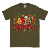 Army Green santa's favorite Classic Tee - MaliasSmallBusiness