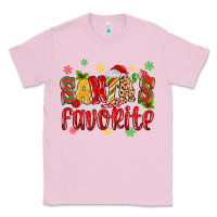Bubblegum Pink santa's favorite Classic Tee - MaliasSmallBusiness