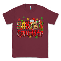 Burgundy santa's favorite Classic Tee - MaliasSmallBusiness