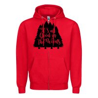 Red its all good in the woods Zipper Hoodie - Unal Design