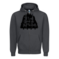 Smoke its all good in the woods Zipper Hoodie - Unal Design