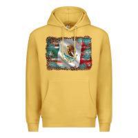 Antique Gold mexico gemstone leopard Premium Hoodie - AdoDesignShop