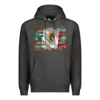 Charcoal Heather mexico gemstone leopard Premium Hoodie - AdoDesignShop