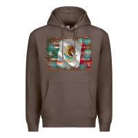 Coffee mexico gemstone leopard Premium Hoodie - AdoDesignShop