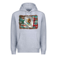 Heather Grey mexico gemstone leopard Premium Hoodie - AdoDesignShop