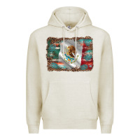 Oatmeal Heather mexico gemstone leopard Premium Hoodie - AdoDesignShop