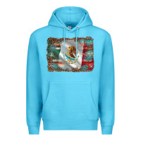Ocean Blue mexico gemstone leopard Premium Hoodie - AdoDesignShop