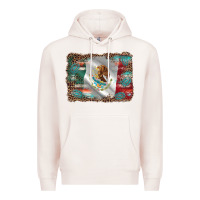 Pale Pink mexico gemstone leopard Premium Hoodie - AdoDesignShop