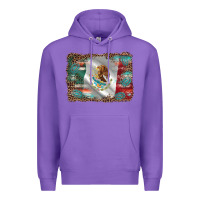 Purple mexico gemstone leopard Premium Hoodie - AdoDesignShop