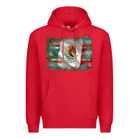 Red mexico gemstone leopard Premium Hoodie - AdoDesignShop