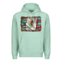 Seafoam mexico gemstone leopard Premium Hoodie - AdoDesignShop