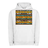 Pigment Lunar Rock sunflowers leopard cowhide turquoise Urban Hoodie - BarkalooDesign