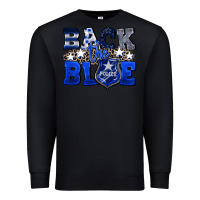 Black Back to blue 4th of July 4th of july Premium Sweatshirt - CowGirlArtShop