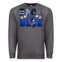 Charcoal Heather Back to blue 4th of July 4th of july Premium Sweatshirt - CowGirlArtShop