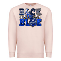 Pale Pink Back to blue 4th of July 4th of july Premium Sweatshirt - CowGirlArtShop