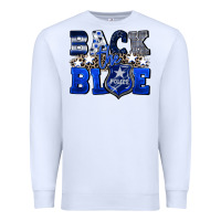 White Back to blue 4th of July 4th of july Premium Sweatshirt - CowGirlArtShop