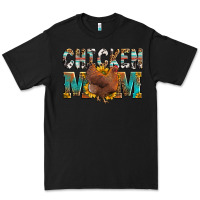 Black chicken mom Premium Tee - LillyAllenDesigns