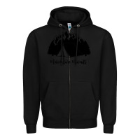 Black Adventure Camping Zipper Hoodie - Unal Design