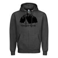 Charcoal Heather Adventure Camping Zipper Hoodie - Unal Design