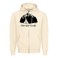 Sandshell Adventure Camping Zipper Hoodie - Unal Design