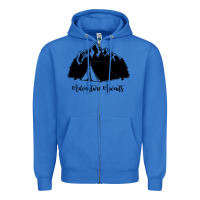 True Royal Adventure Camping Zipper Hoodie - Unal Design