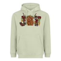 Matcha joy highland cow Heavyweight Hoodie - RanaPortraitStore