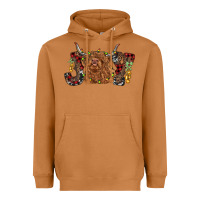 Meerkat joy highland cow Heavyweight Hoodie - RanaPortraitStore
