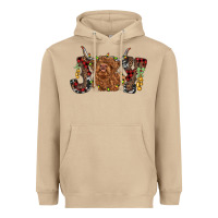 Mushroom joy highland cow Heavyweight Hoodie - RanaPortraitStore