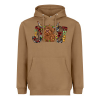 Toasted Coconut joy highland cow Heavyweight Hoodie - RanaPortraitStore