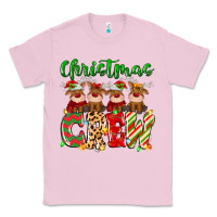 Bubblegum Pink christmas crew  deer Classic Tee - MaliasSmallBusiness