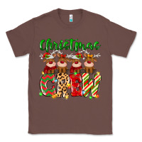 Chestnut christmas crew  deer Classic Tee - MaliasSmallBusiness