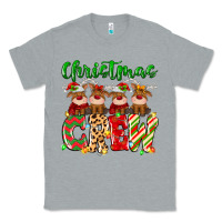 Heather Grey christmas crew  deer Classic Tee - MaliasSmallBusiness