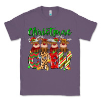 Lavender christmas crew  deer Classic Tee - MaliasSmallBusiness
