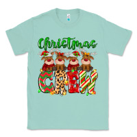Seafoam christmas crew  deer Classic Tee - MaliasSmallBusiness