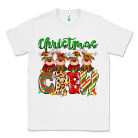 White christmas crew  deer Classic Tee - MaliasSmallBusiness