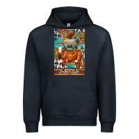 Navy Western Farm Life Urban Hoodie - LillyAllenDesigns