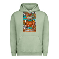 Pigment Oil Green Western Farm Life Urban Hoodie - LillyAllenDesigns