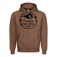 Chestnut Camping Zipper Hoodie - Unal Design