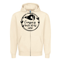 Sandshell Camping Zipper Hoodie - Unal Design