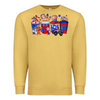 Antique Gold 4th of July coffee drinks Premium Sweatshirt - Neo Western