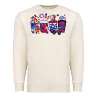 Sandshell 4th of July coffee drinks Premium Sweatshirt - Neo Western