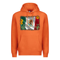 Carrot mexico flag sunflower cactus Premium Hoodie - AdoDesignShop