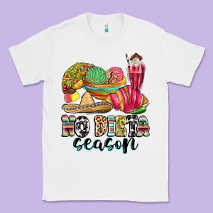 No Dieta Season Classic Tee Designed By Maliassmallbusiness